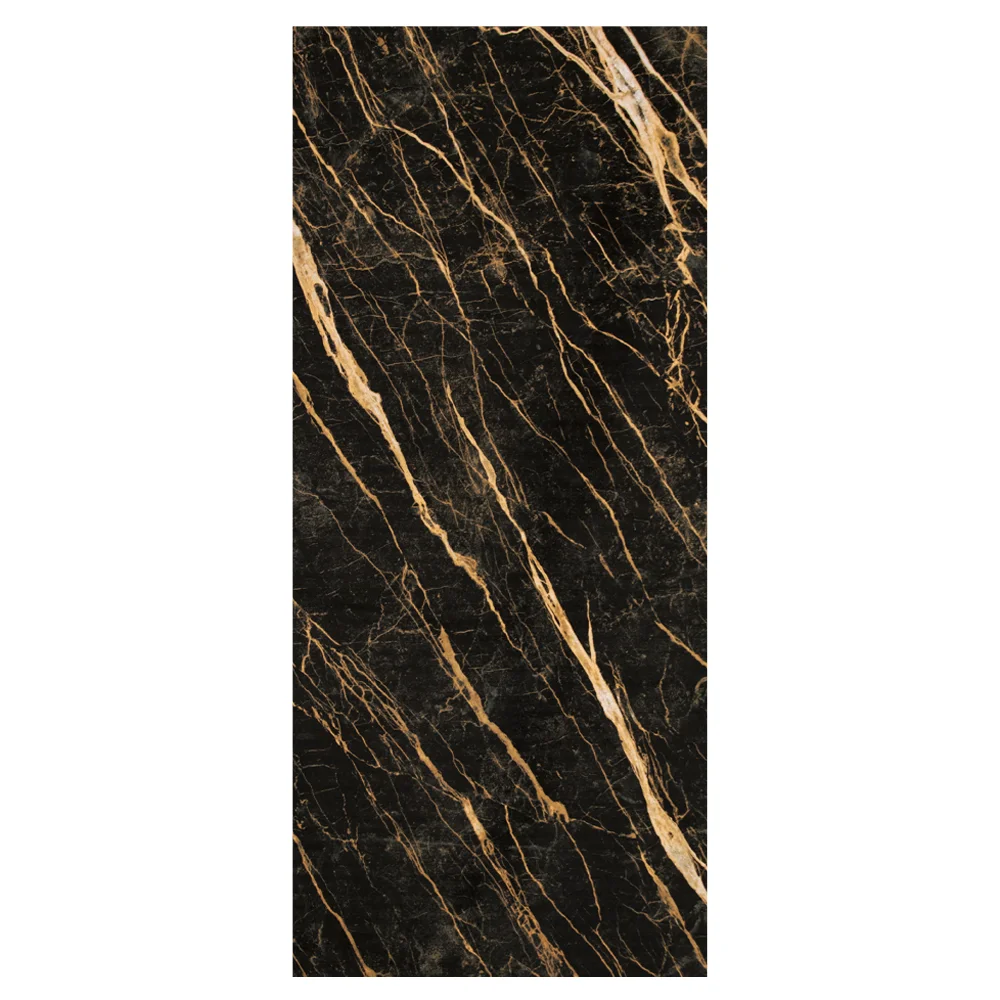 Marmer plaat - Noir Rosé - Waterbestendig wandpaneel PVC - 280x122cm