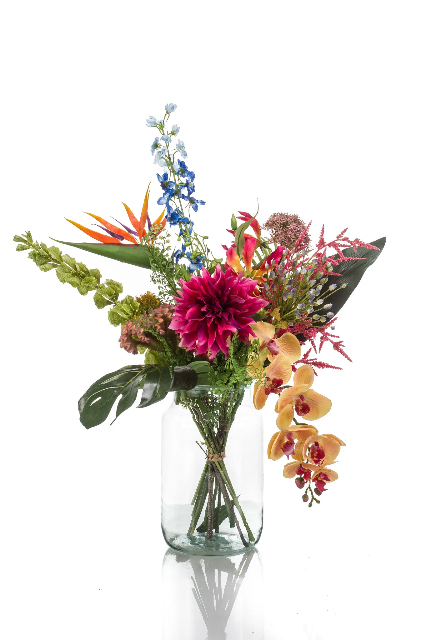 Kunstboeket Exotic Mix 65cm