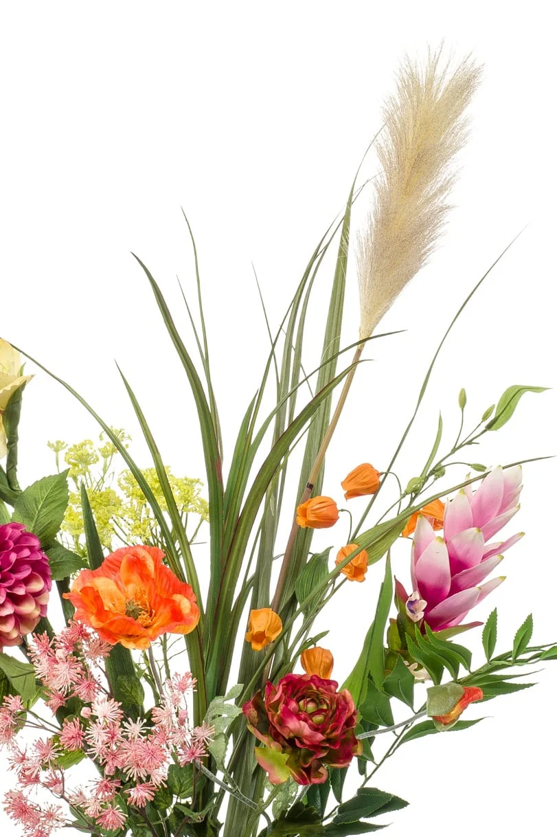 Kunstboeket XL flower power 120cm - Afbeelding 5