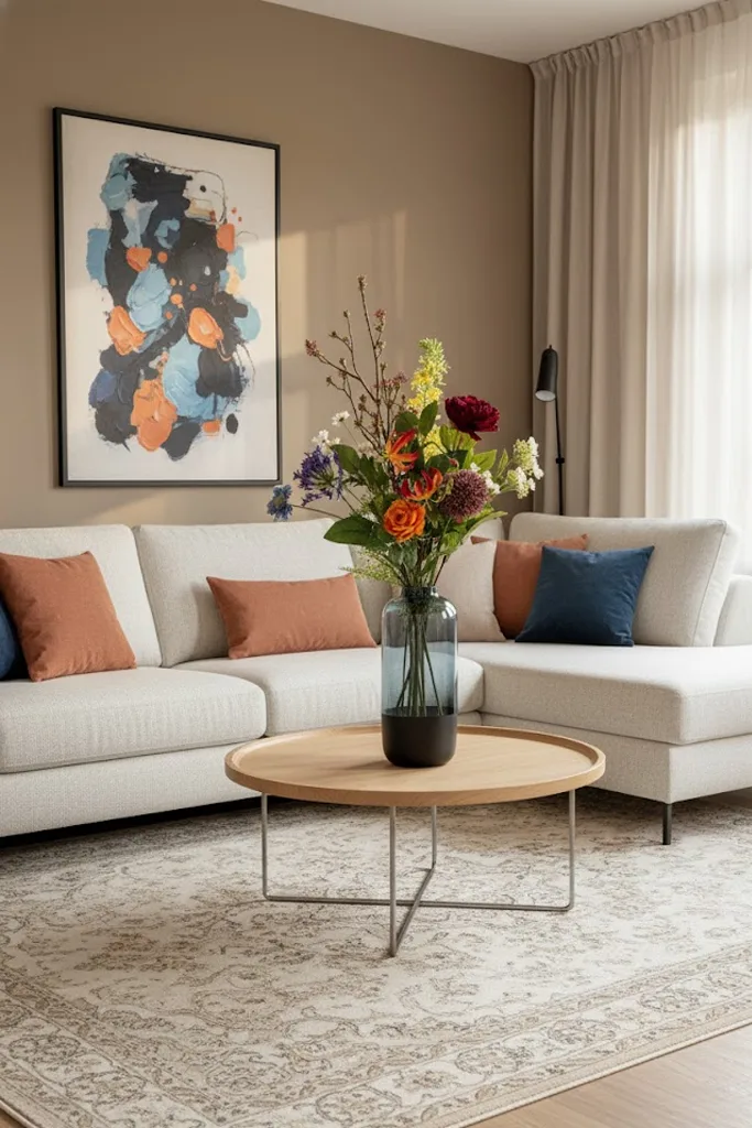 Kunstboeket XL flower bomb 110cm - Afbeelding 4