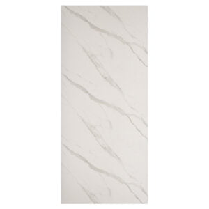 Marmer plaat - Calacatta White Marble  - Waterbestendig wandpaneel PVC - 280x122cm