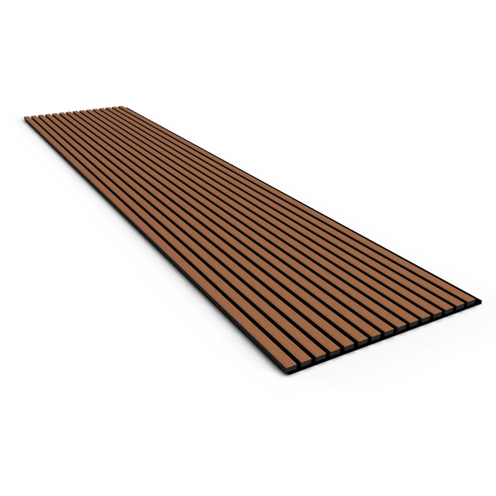 Akoestisch paneel 270x60cm - WoodzZz® - Perenhout - Afbeelding 2