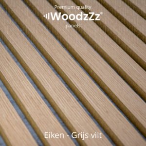 akoestisch paneel eiken grijs
