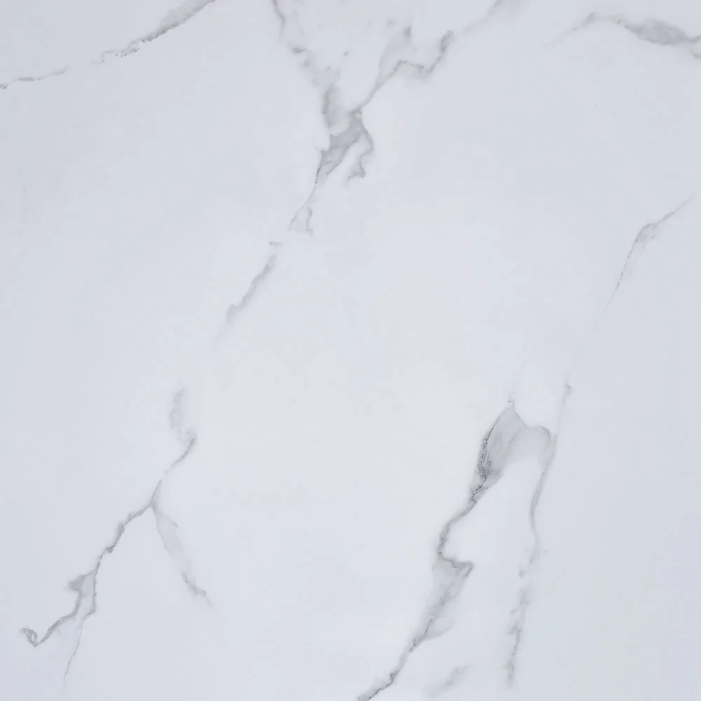 Marmer plaat - Plain White Marble  - Waterbestendig wandpaneel PVC - 280x122cm - Afbeelding 6