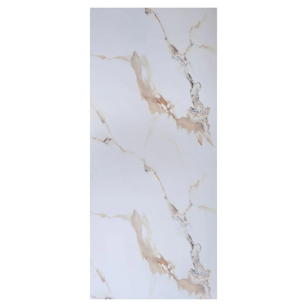 Marmer plaat - Coffee - Waterbestendig wandpaneel PVC - 280x122cm