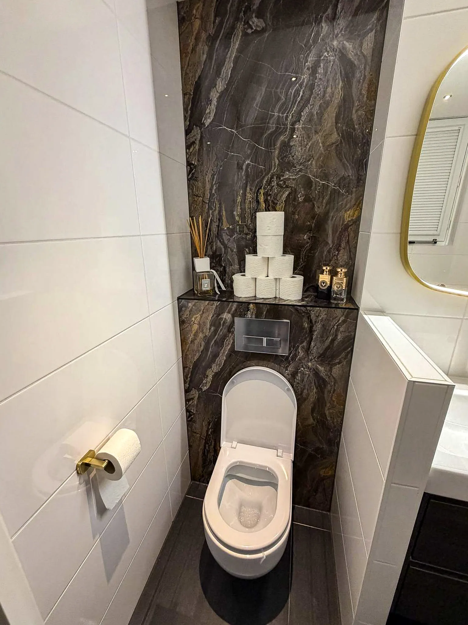 Marmer plaat - Onyx  - Waterbestendig wandpaneel PVC - 280x122cm - Afbeelding 6