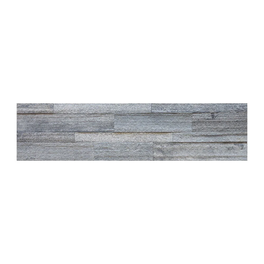 Zelfklevende steenstrip 15x60cm - Natuursteen - Monsoon Black