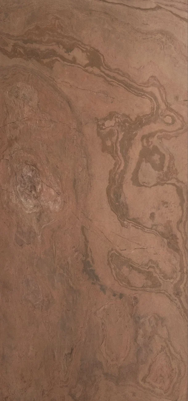 Natuursteen wandpaneel - Terra Red - 260x122cm - Afbeelding 4