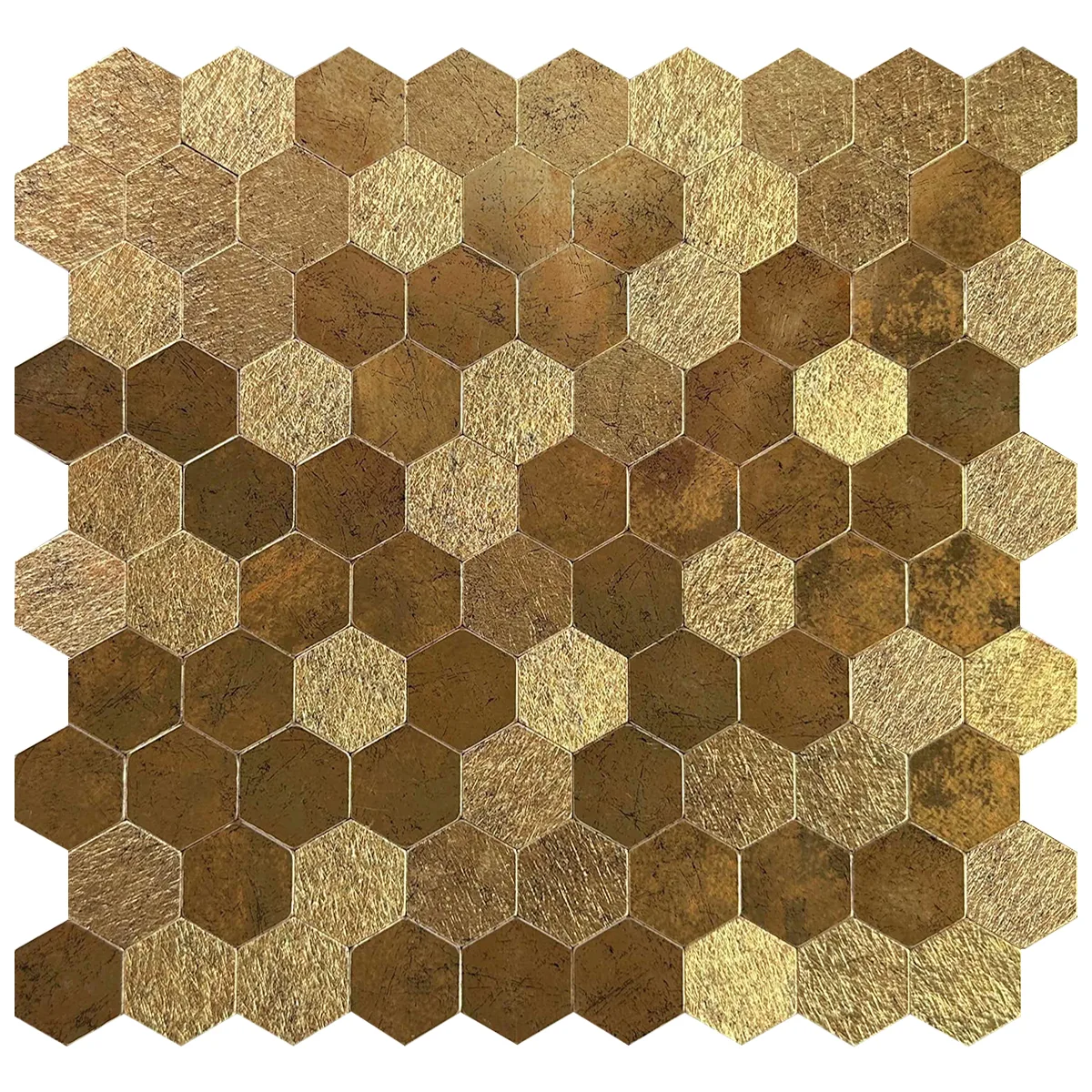 Zelfklevende steenstrip - Gold shine 28,8 x 27,8 cm