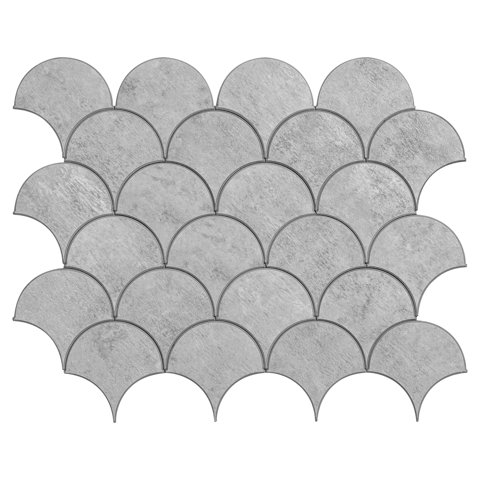 Zelfklevende steenstrip - Schubben 23,5 x 30,2 cm