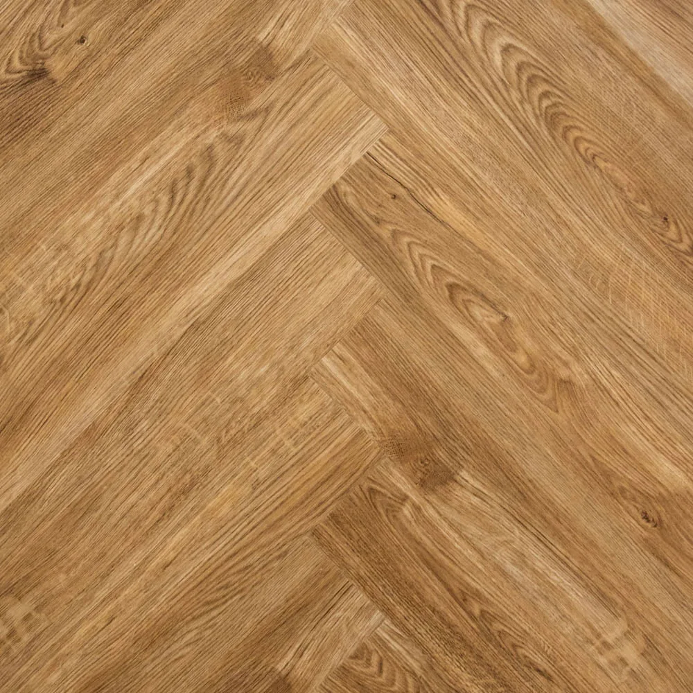 Klik PVC - Visgraat - Lichtbruin