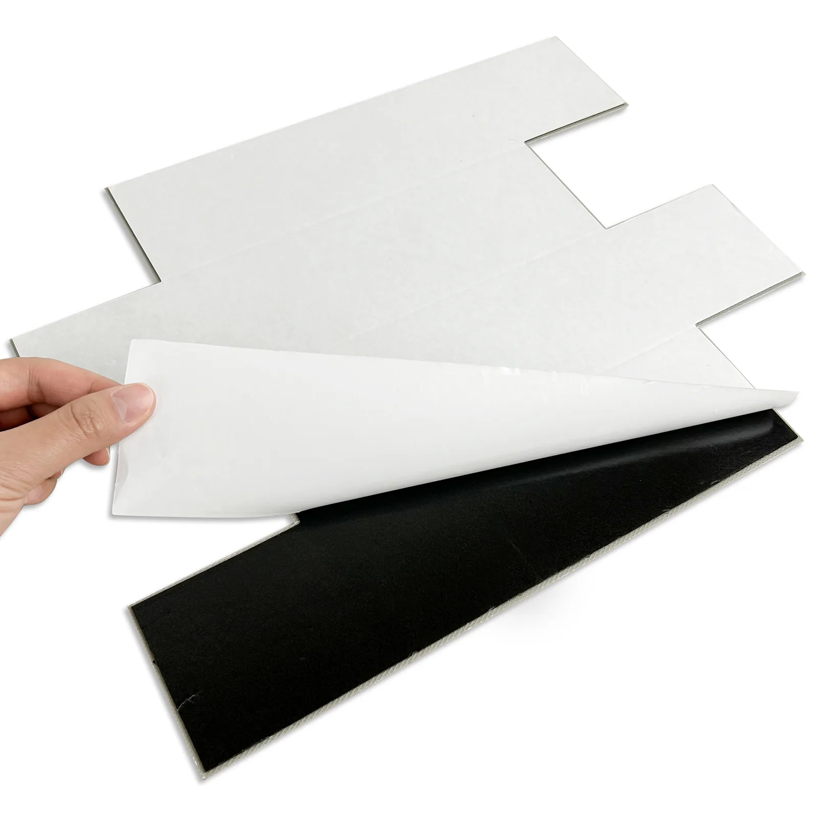 Zelfklevende steenstrip - Gray Metro 30,5 x 30,5 cm - Afbeelding 3