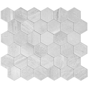 Zelfklevende steenstrip - Grey Marble Mini 28,8 x 24,8cm