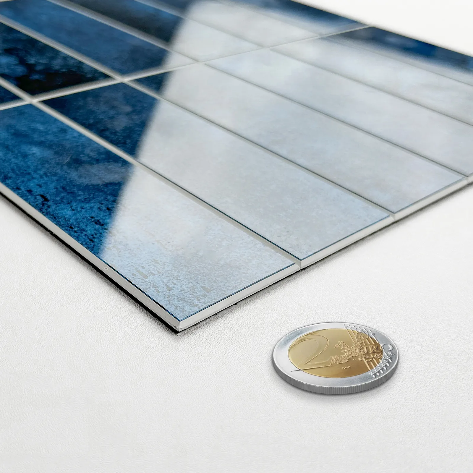 Zelfklevende steenstrip - Metro Strip Blue 29,6 x 28,8cm - Afbeelding 3