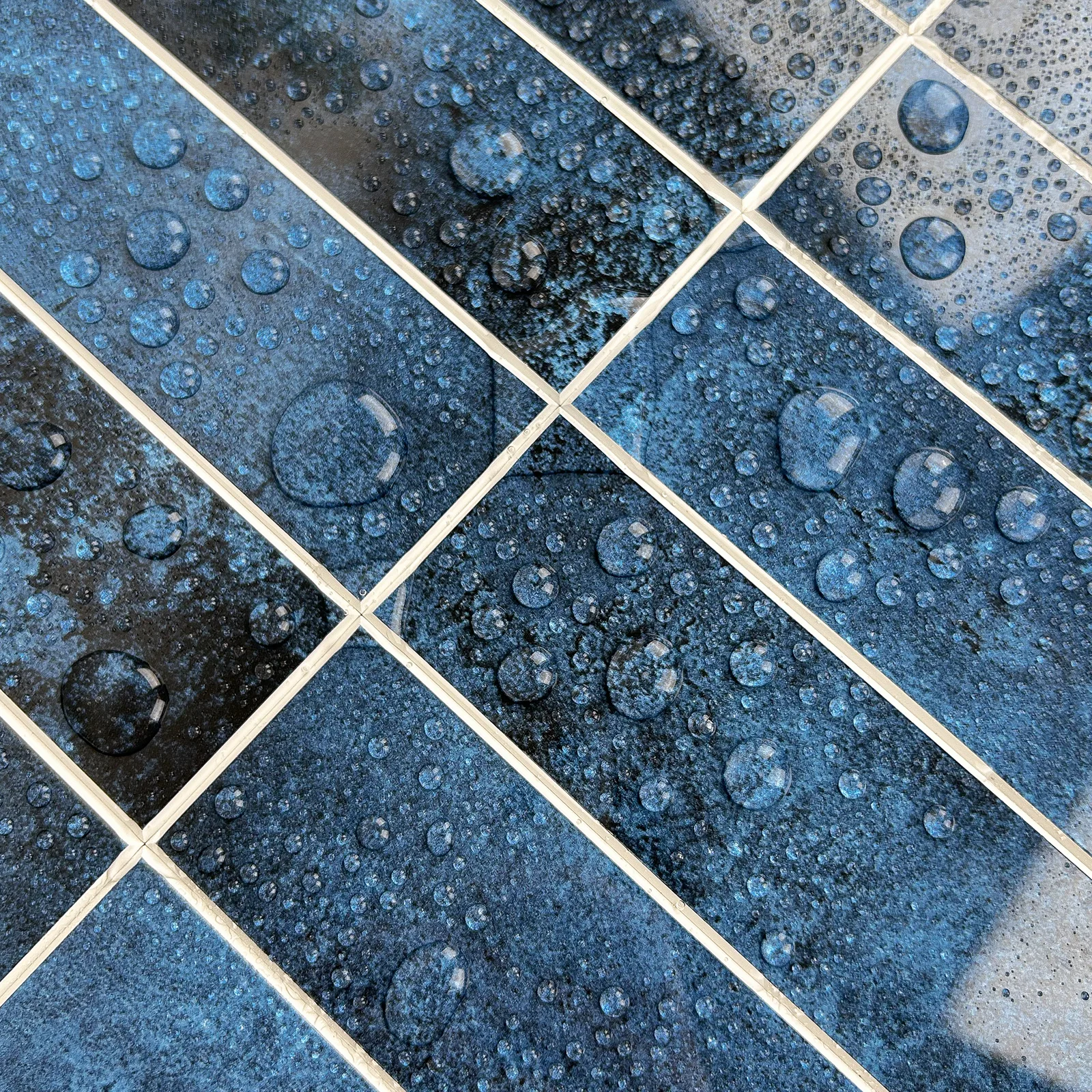 Zelfklevende steenstrip - Metro Strip Blue 29,6 x 28,8cm - Afbeelding 4