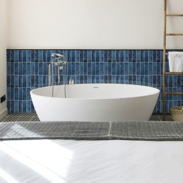 Zelfklevende steenstrip - Metro Strip Blue 29,6 x 28,8cm - Afbeelding 5