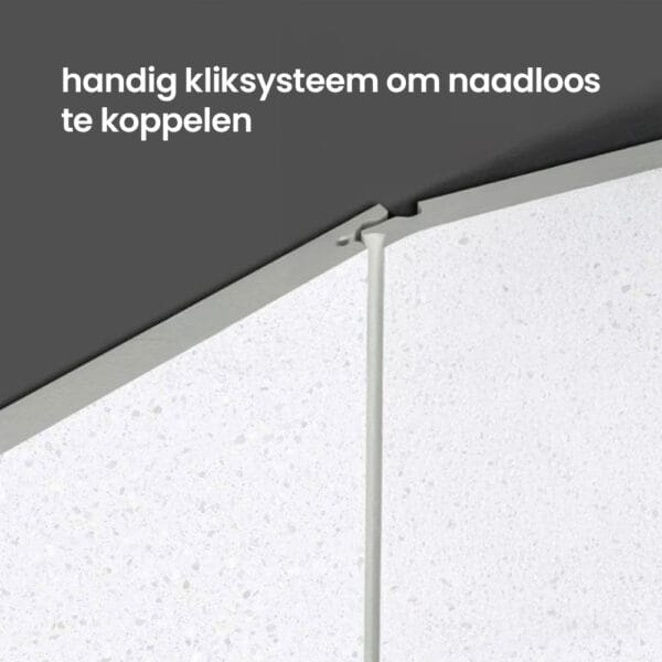 SPC Marmer wandpaneel - 270x96cm - Concrete Shadow W021 - Afbeelding 3