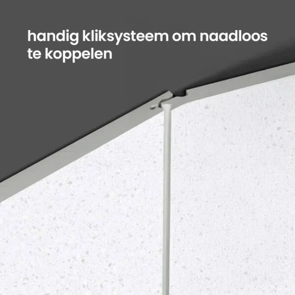 SPC betonlook wandpaneel - 270x96cm - Concrete Shadow W021 - Afbeelding 3