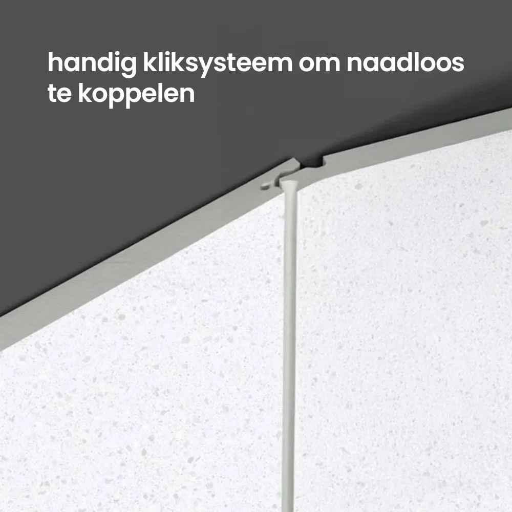 SPC Klik betonlook wandpaneel - 270x96cm - Concrete Mist W006 - Afbeelding 3