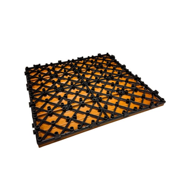 Composiet vlondertegels 30x30 cm | Kliktegels voor tuin & terras | Set van 11 stuks | Teak - Afbeelding 4