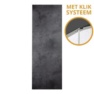 SPC betonlook wandpaneel concrete storm kleur met kliksysteem
