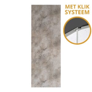 SPC Klik betonlook wandpaneel - 270x96cm - Concrete Mist W006