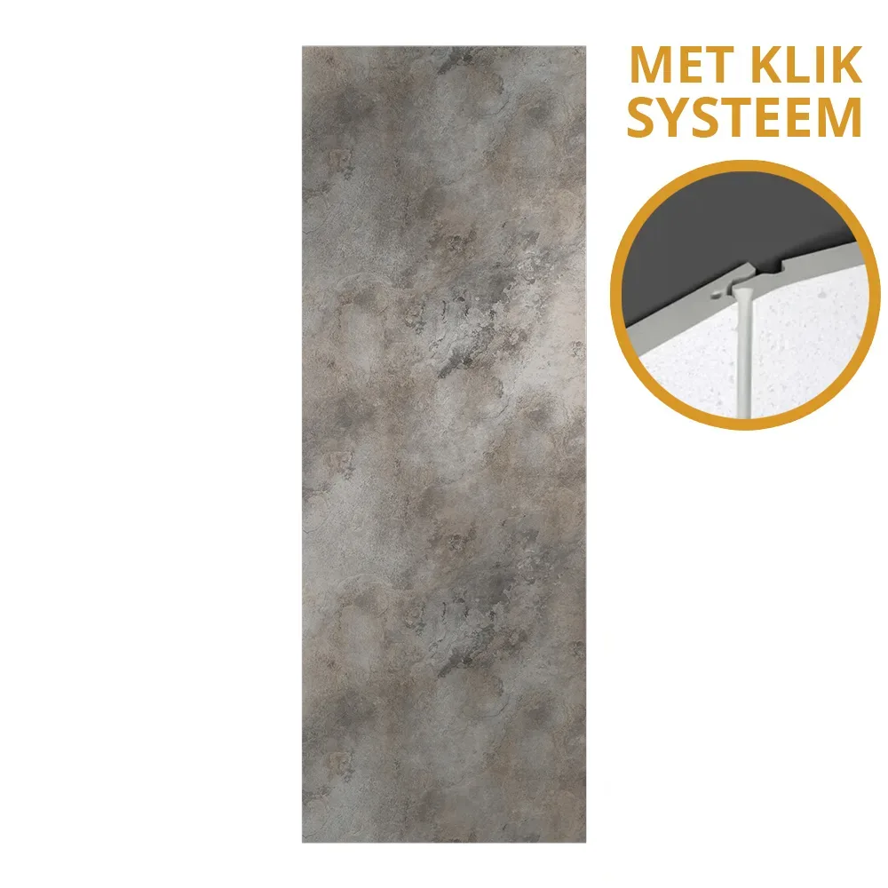 SPC Klik betonlook wandpaneel - 270x96cm - Concrete Mist W006