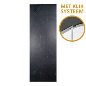 SPC klik marmerlook wandpaneel - 270x96cm - Marble Marquina W008