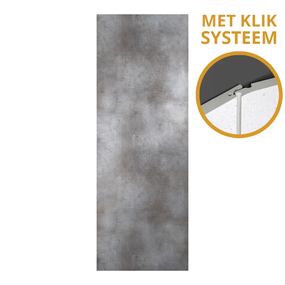 SPC betonlook wandpaneel concrete drift kleur met kliksysteem verticaal stuk