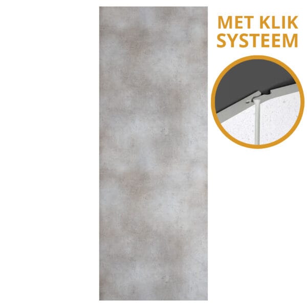 SPC Klik betonlook wandpaneel - 270x96cm - Concrete Drift W020