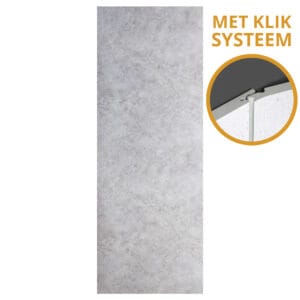 SPC Klik betonlook wandpaneel - 270x96cm - Concrete Frost W001