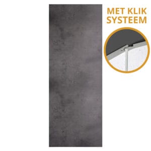 SPC Klik betonlook wandpaneel - 270x96cm - Concrete Storm W002