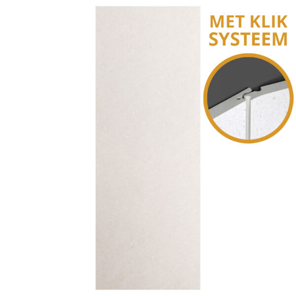 SPC Klik betonlook wandpaneel - 270x96cm - Concrete Ivory W011