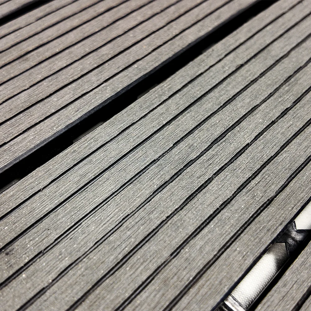 Composiet vlondertegels 30x30 cm | Kliktegels voor tuin & terras | Set van 11 stuks | Grijs - Afbeelding 3