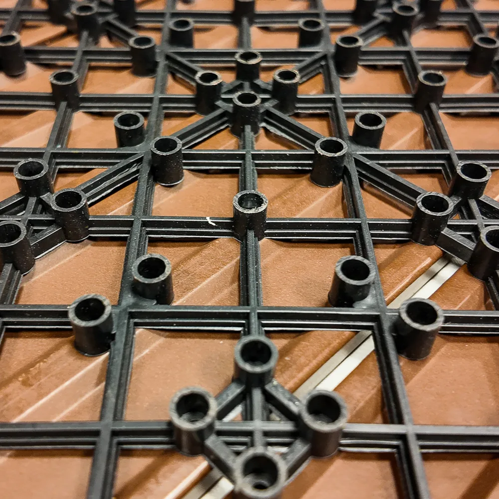 Composiet vlondertegels 30x30 cm | Kliktegels voor tuin & terras | Set van 11 stuks | Roodbruin - Afbeelding 6