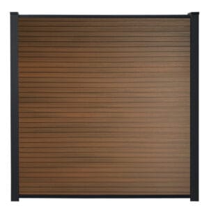 Composiet schutting Rhombus - Teak