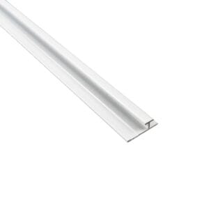 Tussenprofiel - Wit - 300cm - Voor max. 3mm