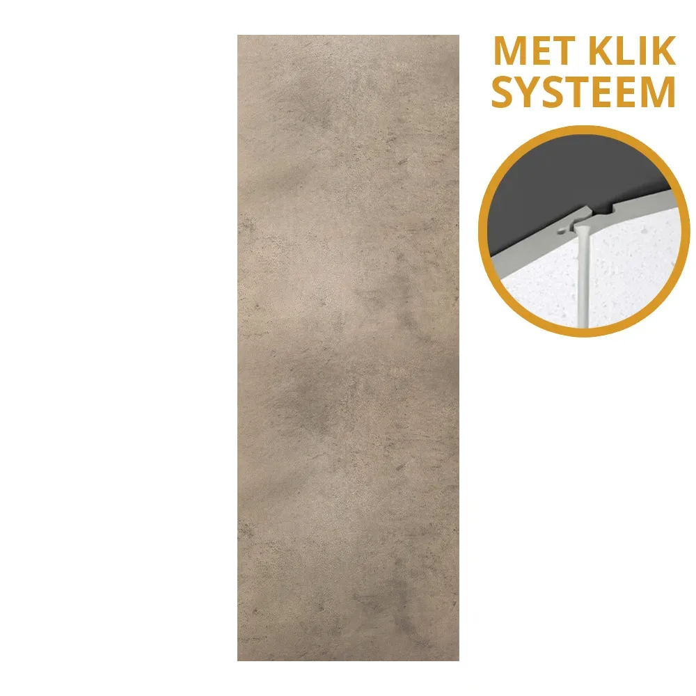 SPC marmerlook wandpaneel met kliksysteem, verticaal stuk met earth stone kleur
