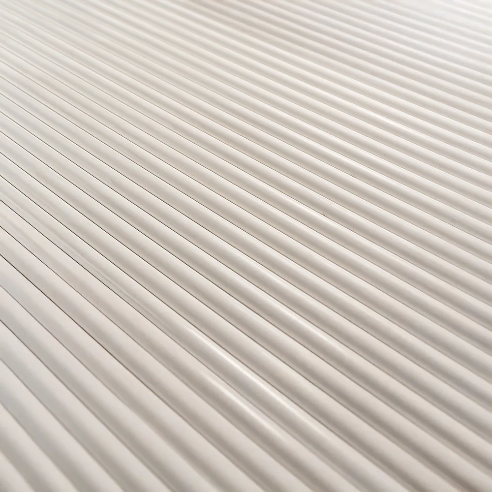 Akoestisch paneel Rond Flex 270x50cm - WoodzZz® - Wit overschilderbaar