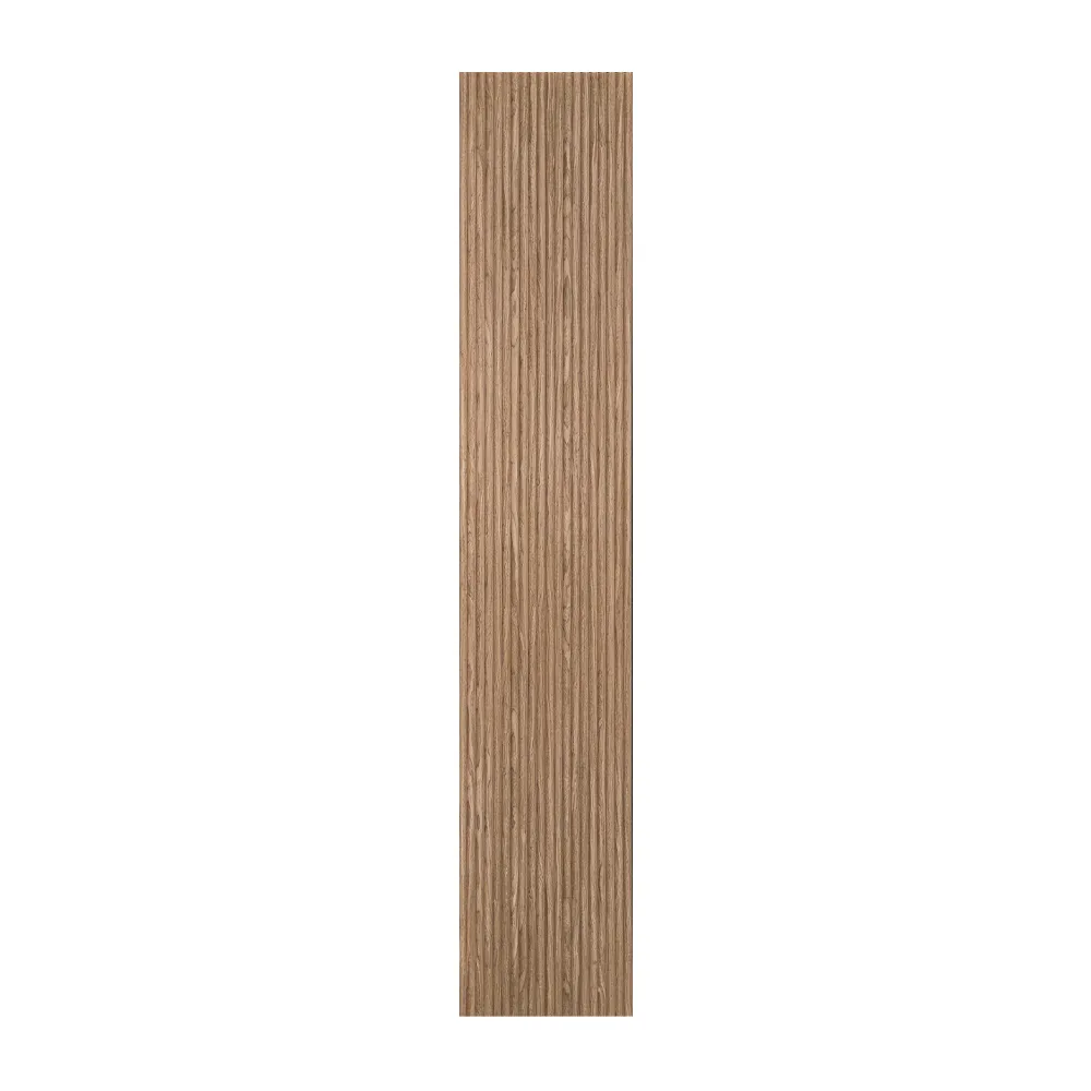 Akoestisch paneel Rond Flex 270x50cm - WoodzZz® - Walnoot - Afbeelding 3