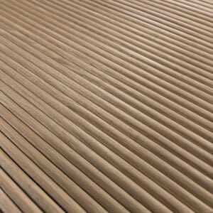 Akoestisch paneel Rond Flex 270x50cm - WoodzZz® - Walnoot