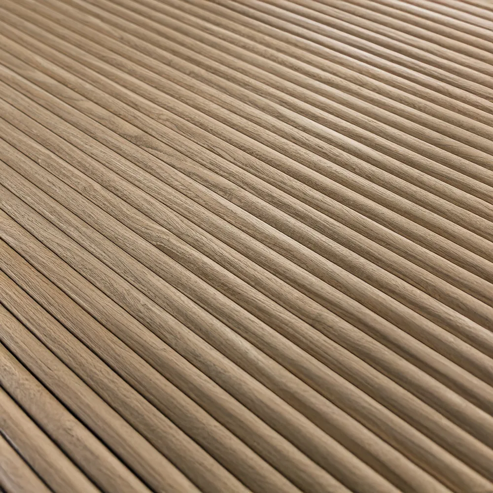 Akoestisch paneel Rond Flex 270x50cm - WoodzZz® - Walnoot