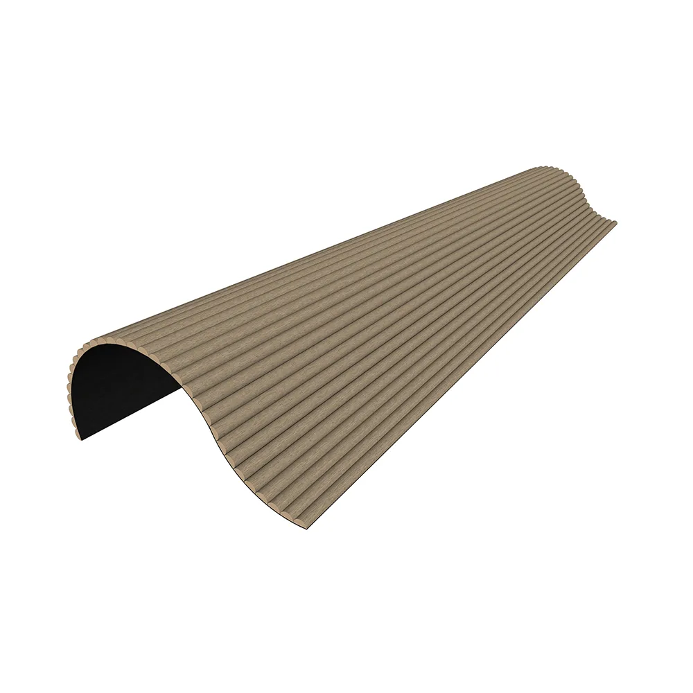 Akoestisch paneel Rond Flex 270x50cm - WoodzZz® - Walnoot - Afbeelding 2