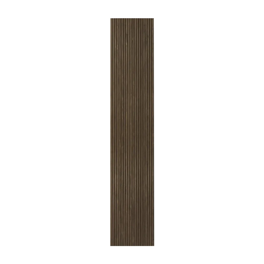 Akoestisch paneel Rond Flex 260x50cm - WoodzZz® - Gerookt walnoot - Afbeelding 2
