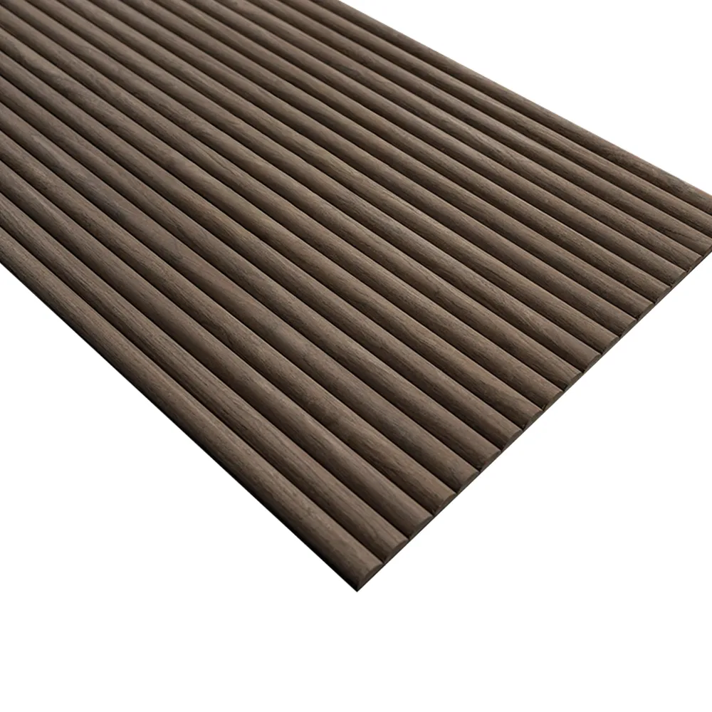 Akoestisch paneel Rond Flex 260x50cm - WoodzZz® - Gerookt walnoot - Afbeelding 3