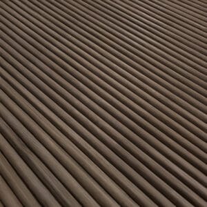 Akoestisch paneel Rond Flex 260x50cm - WoodzZz® - Gerookt walnoot