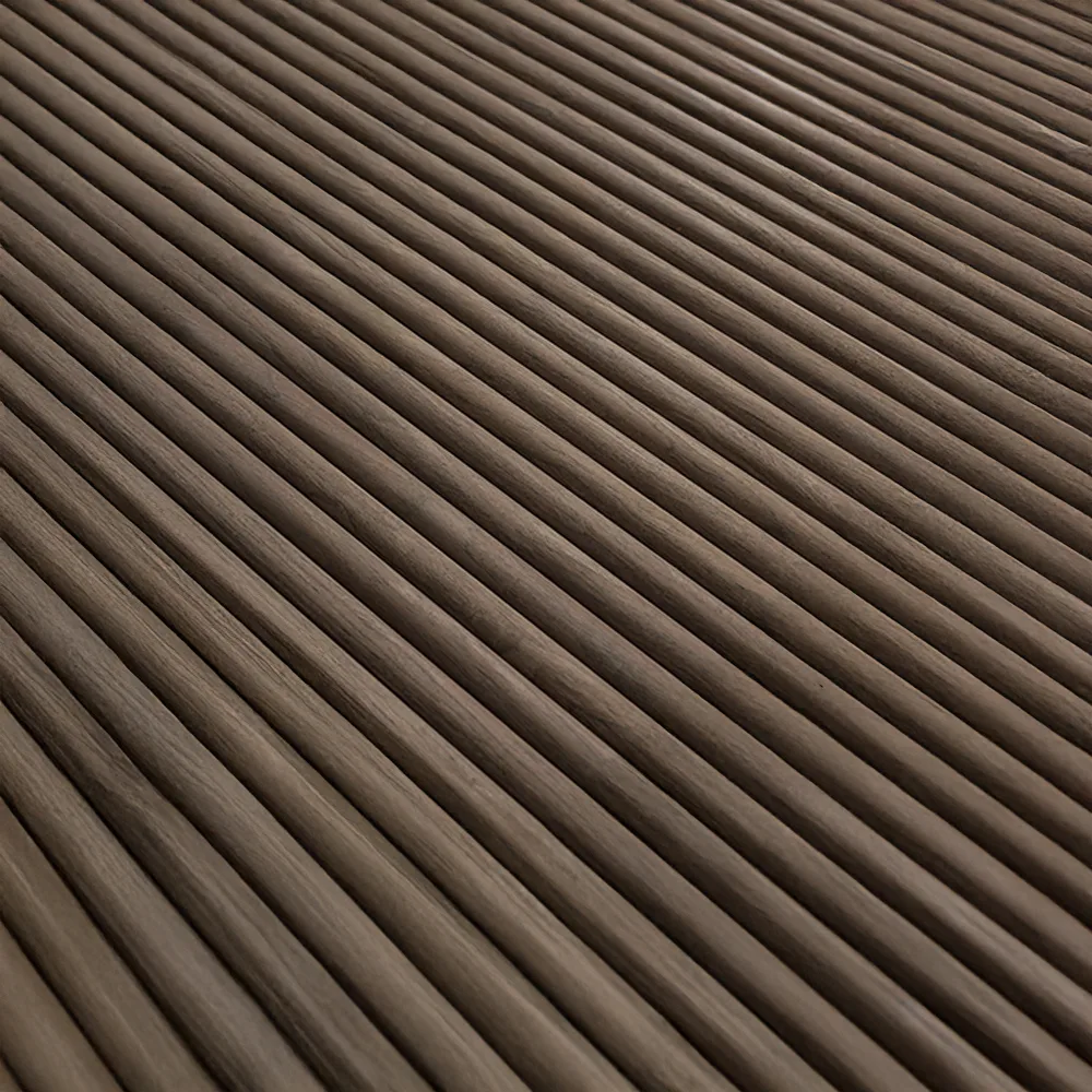 Akoestisch paneel Rond Flex 260x50cm - WoodzZz® - Gerookt walnoot