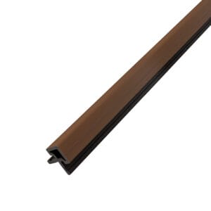 Hoekprofiel - Composiet gevelbekleding - Teak-Zwart