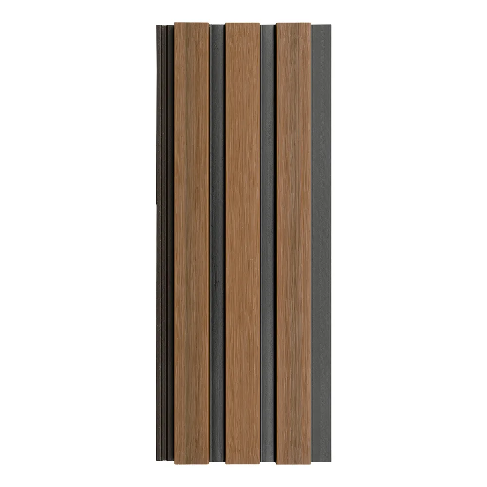 Composiet gevelbekleding - Teak-Zwart - 290 x 19,6cm