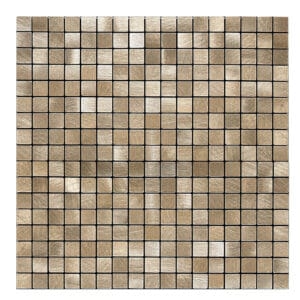 Zelfklevende steenstrip - Mini Squares Gold 25,2 x 25,2 cm